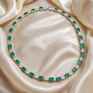 Emerald Tennis Necklace